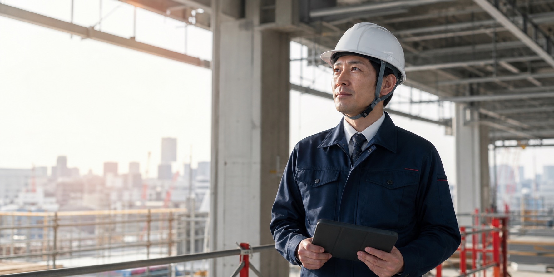 建設現場でキャリアを考える施工管理者